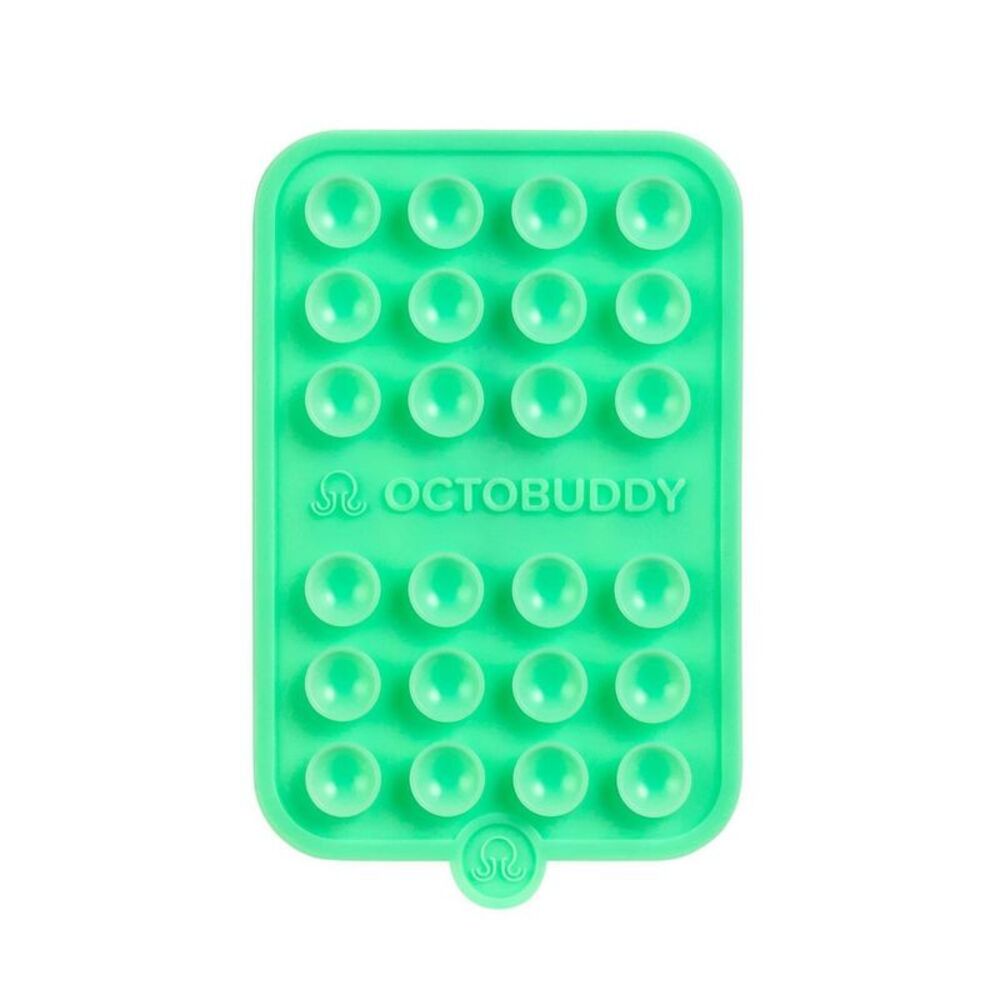 Octobuddy -  Silicone Suction Cup Phone Case Mount Ma Green